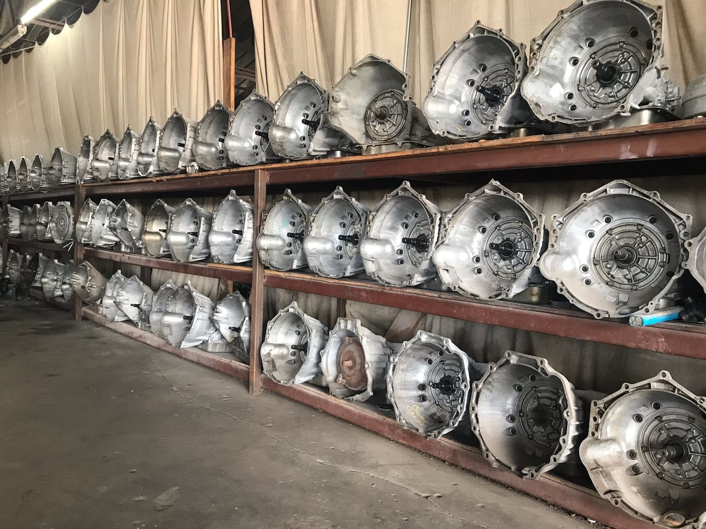 The wall of rebuilt transmission cores